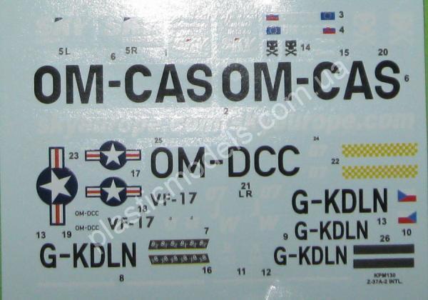 1/72 Kovozavody Prostejov 0130 Zlin Z-37A-2 Čmelák International