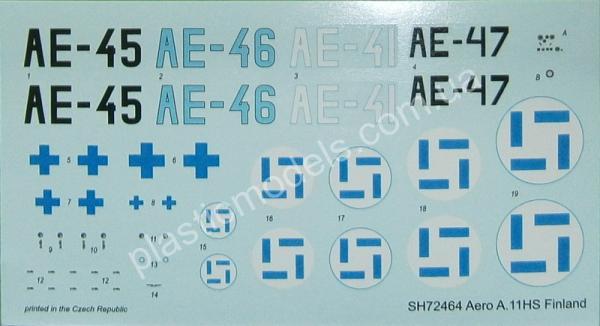 1/72 Special hobby 72464 Aero A-11HS ‘Finnish Export Version’