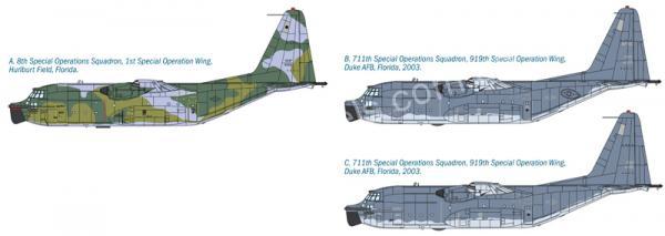 1/72 Italeri 1369 MC-130E Hercules Combat Talon I