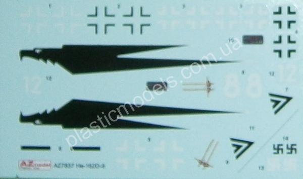 1/72 AZ model 7837 Heinkel He-162D-9 'Luftwaffe '46'