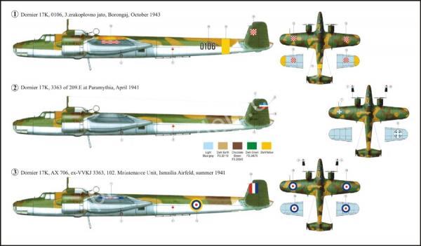 1/72 RS models 92031 Dornier Do 17 K
