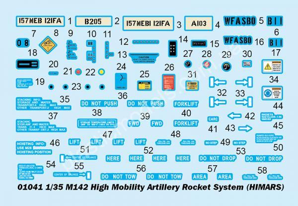 1/35 Trumpeter 01041 M142 High Mobility Artillery Rocket System (HIMARS)