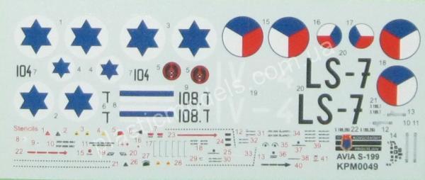 1/72 KPM 0049 Avia S-199 w/oil cooler