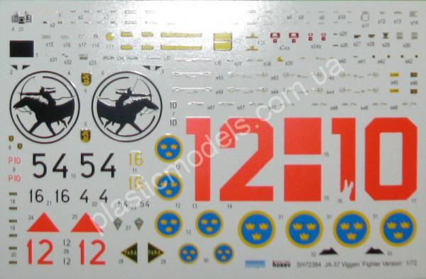 1/72 Special hobby 72384 JA-37 Viggen Fighter