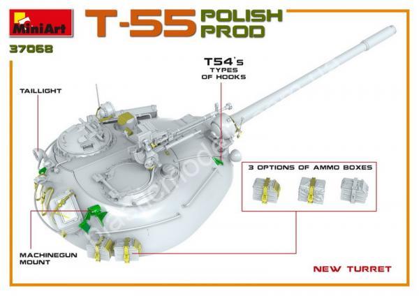 1/35 MiniArt 37068 T-55 Polish Production