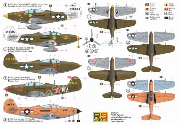 1/72 RS models 92182 P-39 Q Airacobra