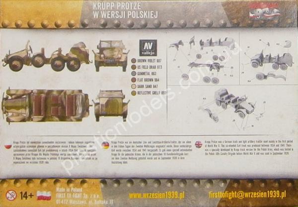 1/72 First To Fight 050 Krupp Protze - Polish Army Version