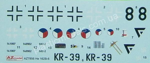 1/72 AZ model 7856 Heinkel He 162B-6 “Volksjäger 46”