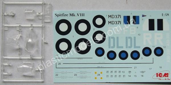 1/48 ICM 48067 Spitfire Mk.VIII, WWII British Fighter