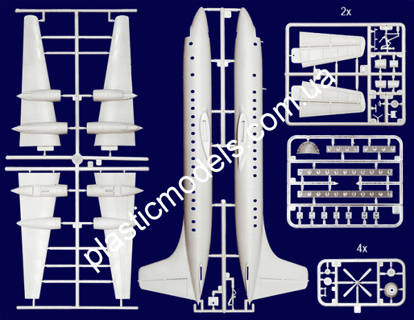 1/144 Roden 323 Bristol 175 Britannia Monarch Airlines