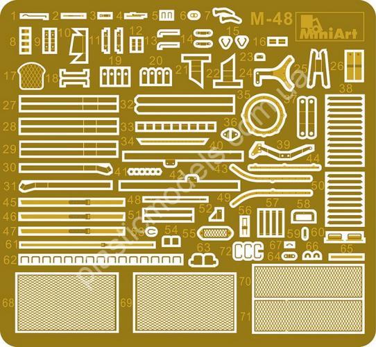 1/35 MiniArt 37022 Tank T-55A Late Mod. 1965 Interior Kit