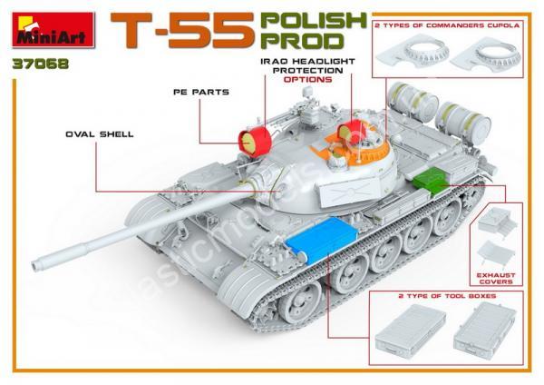 1/35 MiniArt 37068 T-55 Polish Production
