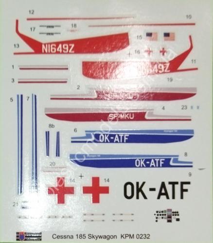 1/72 Kovozavody Prostejov 0232 Cessna C-180/185 Skywagon
