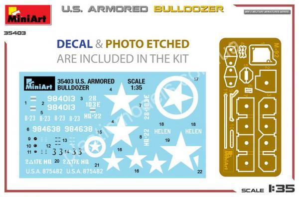 1/35 Mini-art 35403 U.S. Armoured Bulldozer