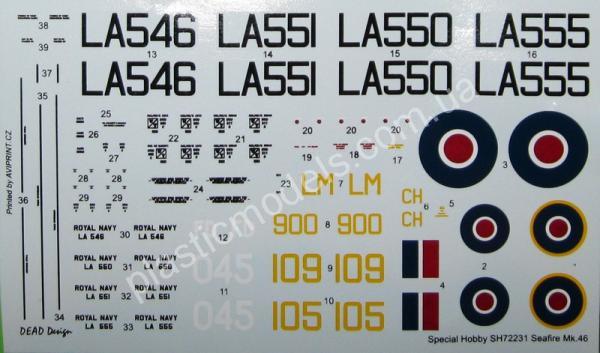 1/72 Special hobby 72231 Supermarine Seafire Mk.46