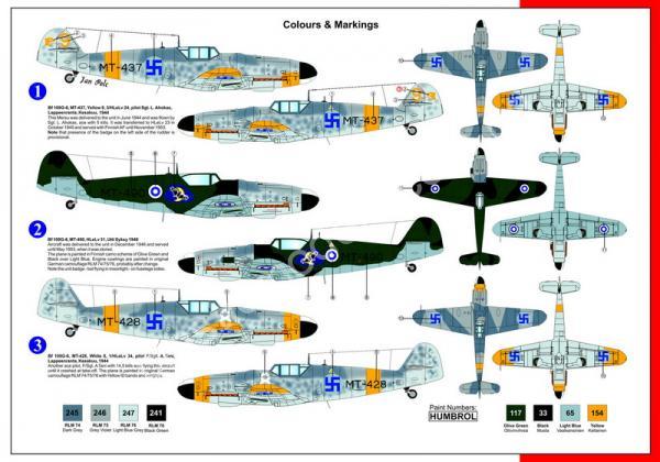 1/72 AZ model 7434 Messerschmitt Bf-109G-6 OVER FINLAND