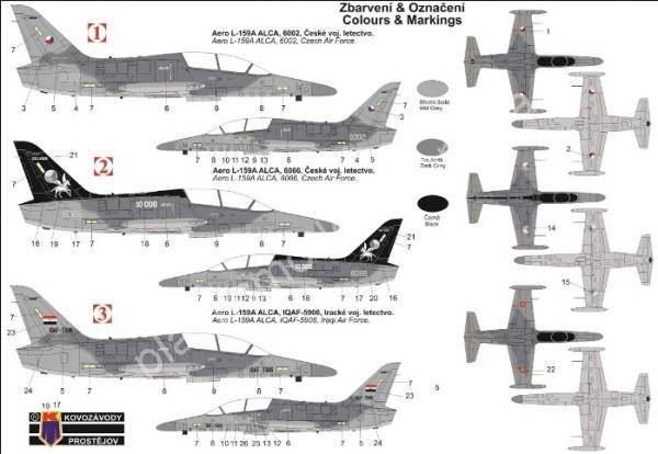 1/72 Kovozavody Prostejov 0387 Aero L-159A Alca