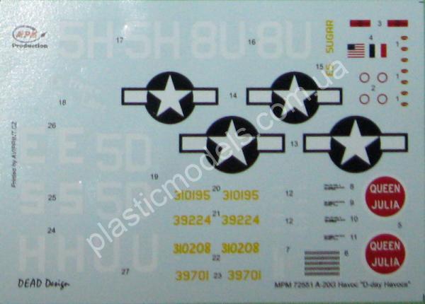 1/72 MPM 72551 A-20G Havoc 'D-Day Havocs'