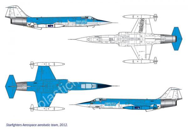 1/72 Italeri 1344 Starfighters F-104G