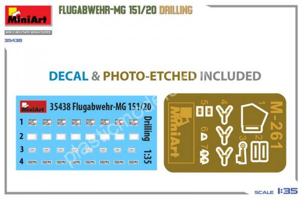 1/35 MiniArt 35438 Flugabwehr-MG 151/20 Drilling