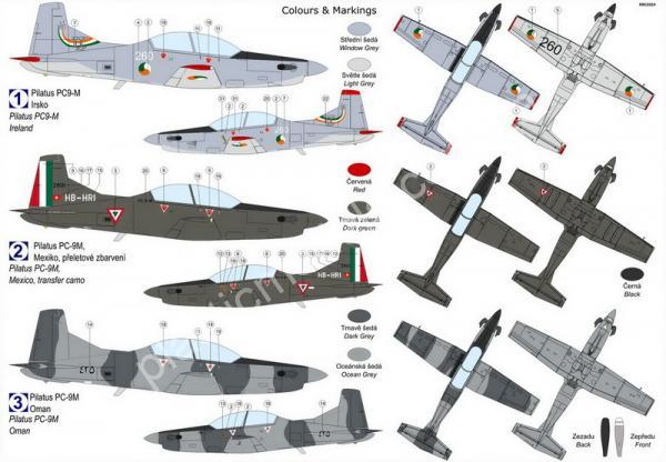1/72 Kovozavody Prostejov 0469 Pilatus PC-9M 'Other services'
