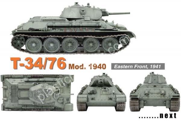 1/35 Dragon 6092 T-34/76 Mod. 1940 Eastern Front, 1941