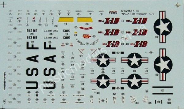 1/72 Special hobby 72168 Bell X-1B 'NACA Modification Program'