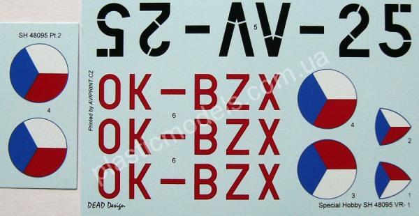 1/48 Special Hobby 48095 VR-1 'Czechoslovakian FA 223'