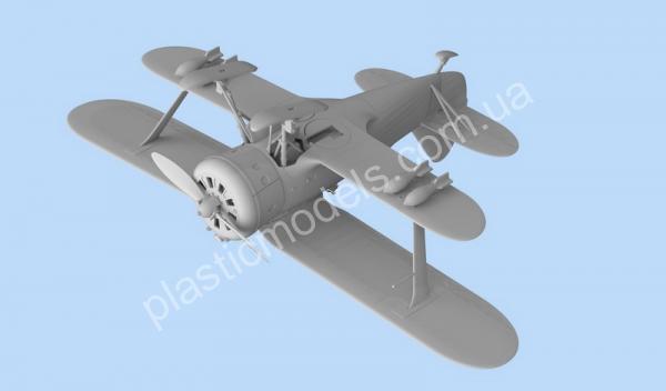 1/72 ICM 72075 I-153, Finnish Air Force Fighter (winter version)