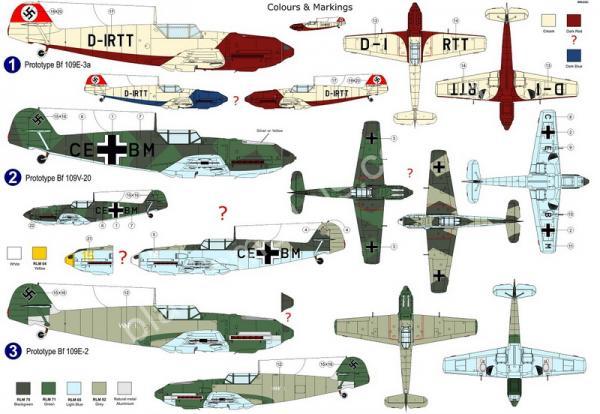 1/72 AZ model 7690 Messerschmitt Bf 109E-2/3/V-20