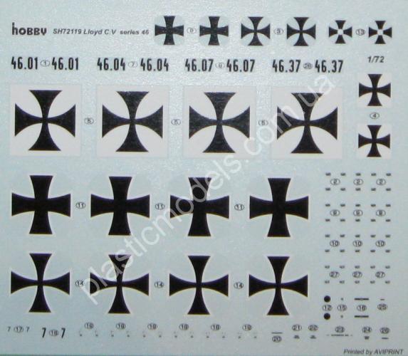 1/72 Special hobby 72119 Lloyd C.V serie 46