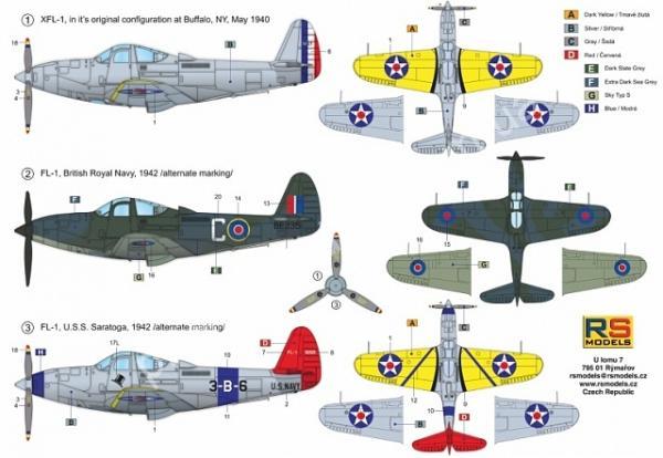 1/72 RS models 92232 XFL-1 Airabonita