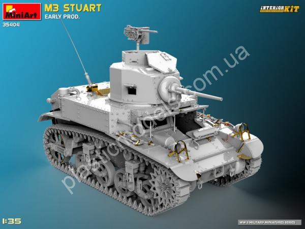 1/35 MiniArt 35404 M3 Stuart early prod. Interior kit