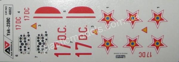 1/48 A&A Models 4802 Yak-23 DC “Dubla Comanda” Training Fighter