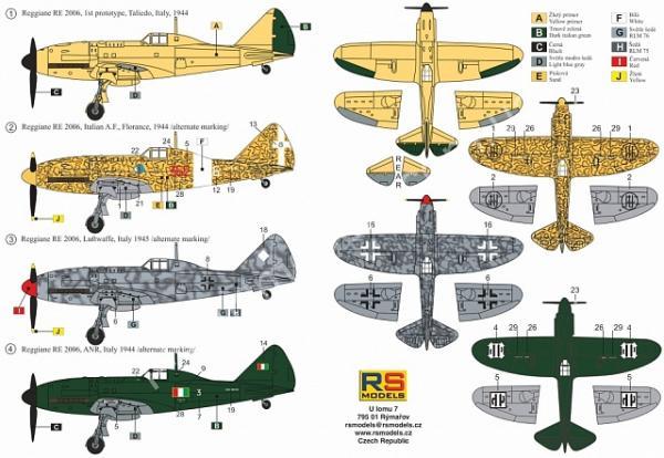 1/72 RS models 92214 Reggiane 2006