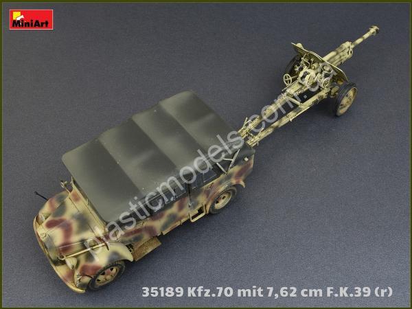 1/35 MiniArt 35189 Kfz.70 & 7,62 cm F.K. 39 ( r )