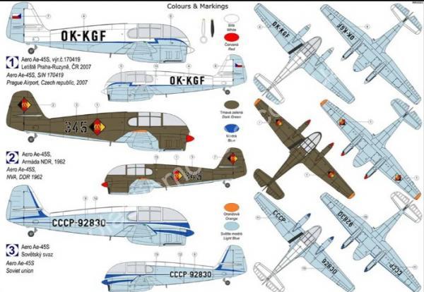 1/72 Kovozavody Prostejov 0432 Aero Ae-45S “Super Aero Pt.II.”