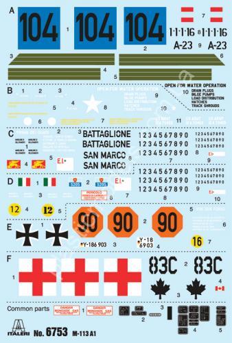1/35 Italeri 6753 M113A1