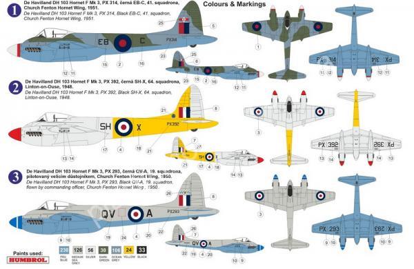 1/72 AZ model 7653 DH-103 Hornet F.Mk.3
