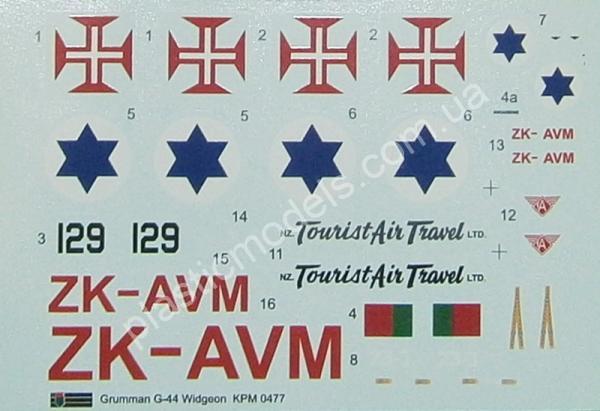 1/72 Kovozavody Prostejov 0477 Grumman G-44 „Widgeon“