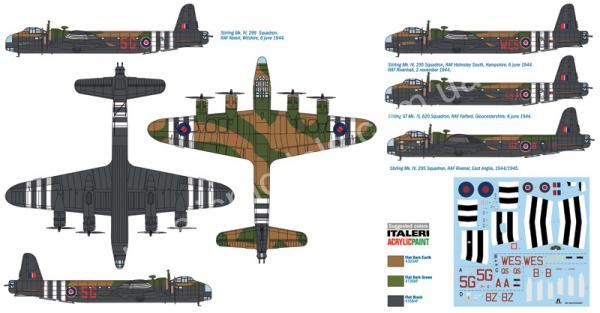 1/72 Italeri 1350 Stirling Mk.IV Glider Tug - Paratroops Transport