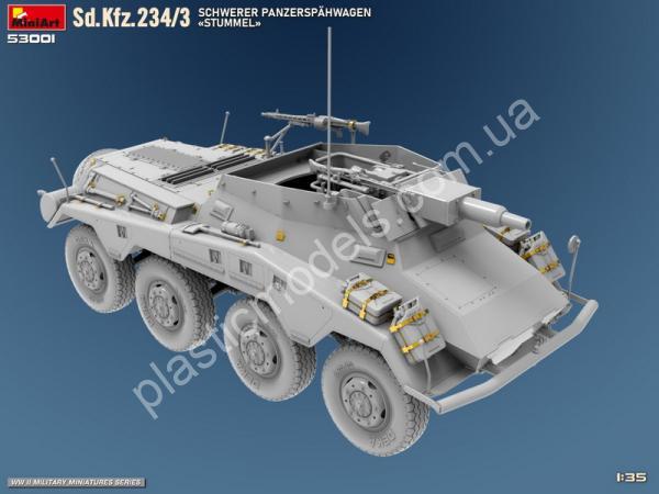 1/35 MiniArt 53001 Sd.Kfz.234/3 Schwerer Panzerspähwagen «Stummel»