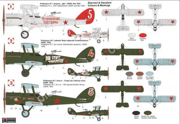 1/72 Kovozavody Prostejov 0313 радянський літак Полікарпов Р-1