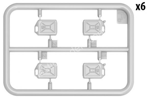 1/35 MiniArt 35590 Plastic Barrels & Cans
