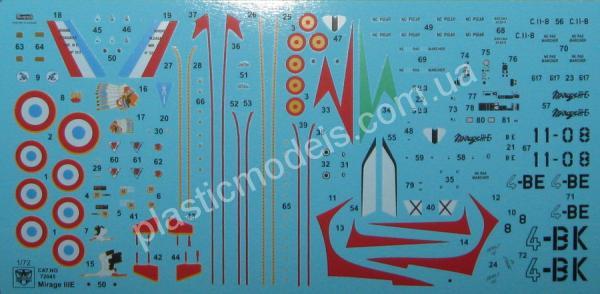 1/72 Modelsvit 72045 Mirage III E