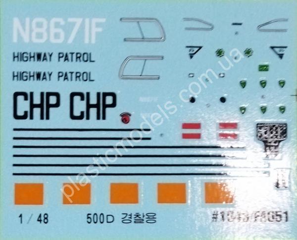 1/48 Academy 12249 Hughes 500 D Police Helicopter