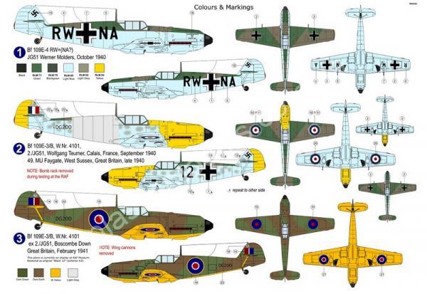 1/72 AZ model 7689 Messerschmitt  Bf 109E-3 „Special marking“