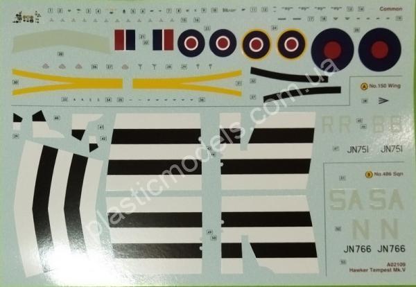 1/72 Airfix 02109 Hawker Tempest Mk.V