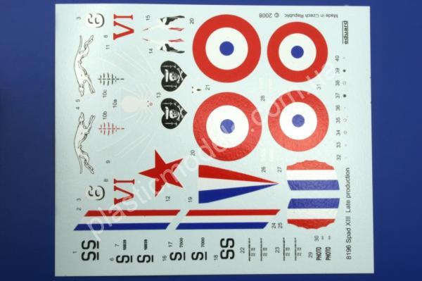 1/48 Eduard 8196 SPAD XIII (Late Version)