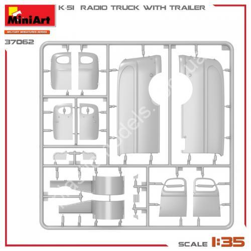 1/35 MiniArt 37062 K-51 Radio Truck w/ Trailer